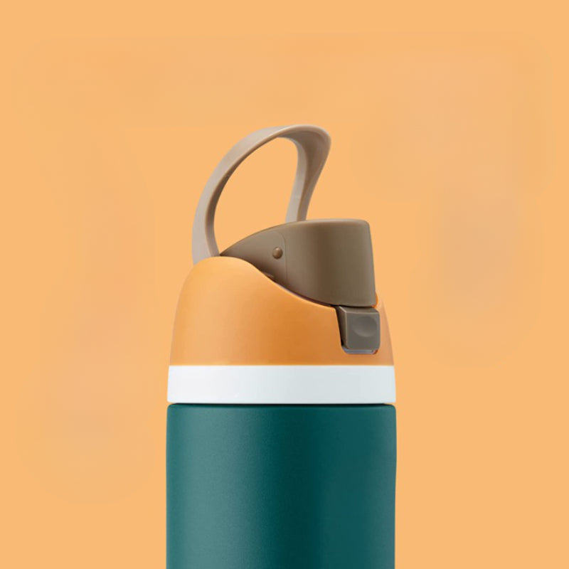 Insulated Stainless Steel Water Bottle With Straw For Sports And Travel, BPA-Free - Grafton Collection