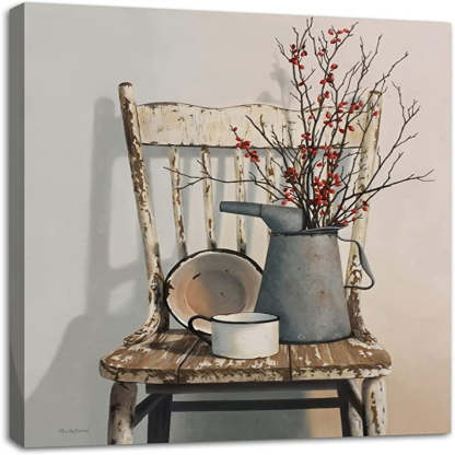 Wall Decor Fashion Canvas Pictures Bathroom Wall Art for Bedroom Living Room Wall Decor Painting Picture Artwork Wood Framed Wall Decor Easy to Hang - Grafton Collection