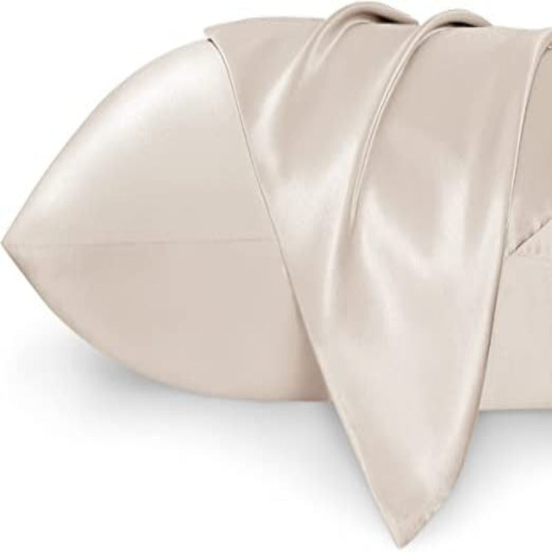 Satin Pillow Covers 2 Pack with Envelope Closure, Silk Satin Pillowcase Set of 2 - Silk Pillowcases for Hair and Skin - Grafton Collection
