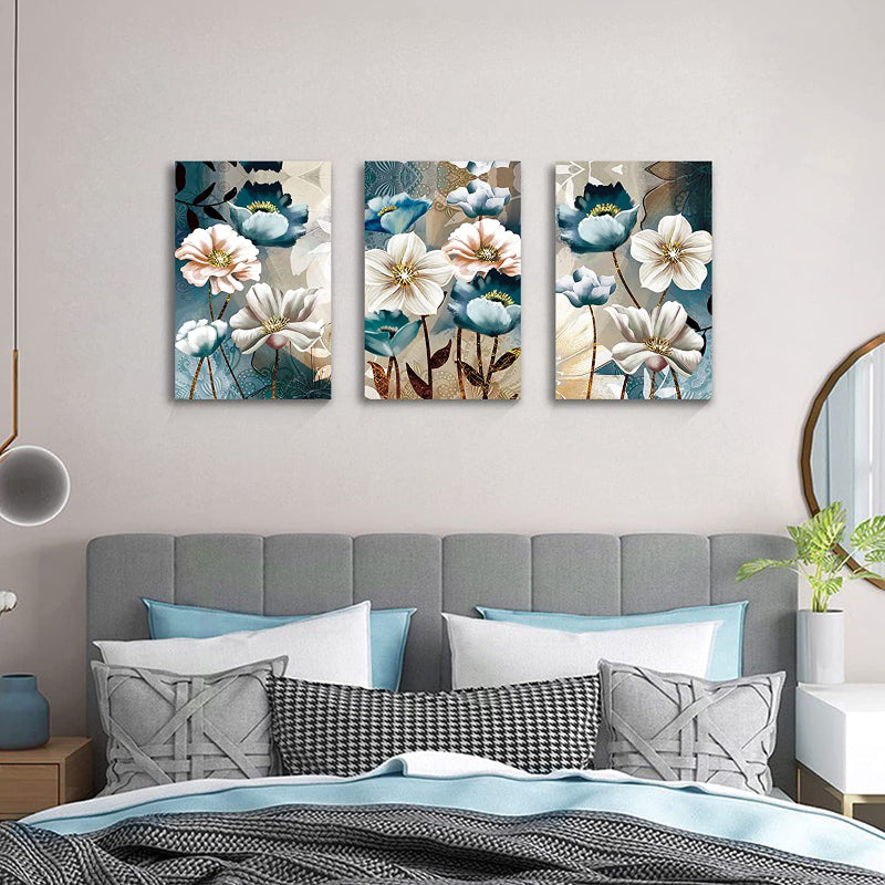 Pack Of 3 Canvas Wall Art for Living Room - Grafton Collection
