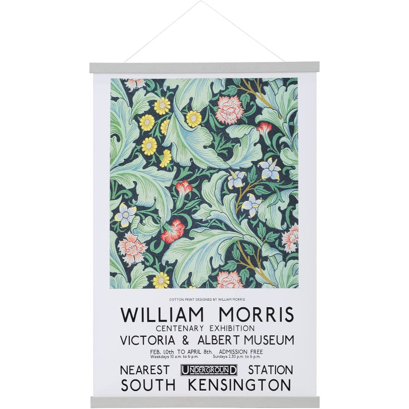 Magnetic Poster Hanger Frame, Solid Wood Magnetic Frame For Posters, Prints, Photos, Pictures, Maps, Scrolls, And Canvas Artwork - Grafton Collection