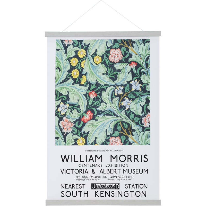Magnetic Poster Hanger Frame, Solid Wood Magnetic Frame For Posters, Prints, Photos, Pictures, Maps, Scrolls, And Canvas Artwork - Grafton Collection