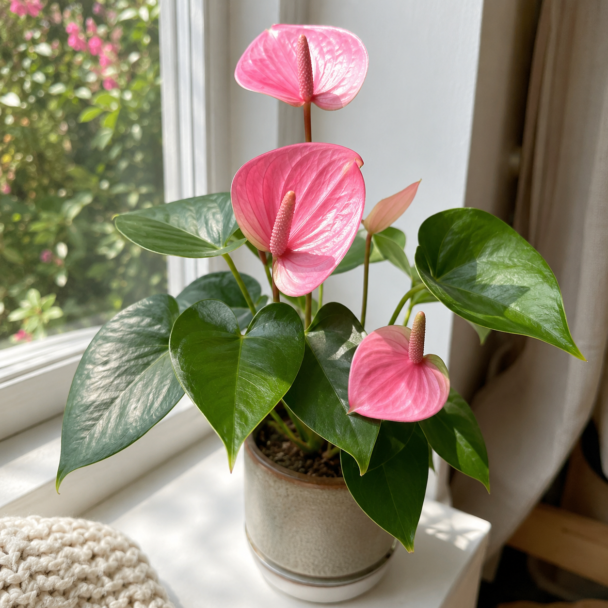 100 Pieces Outdoor Indoor Anthurium Perennial Flowers Seeds 