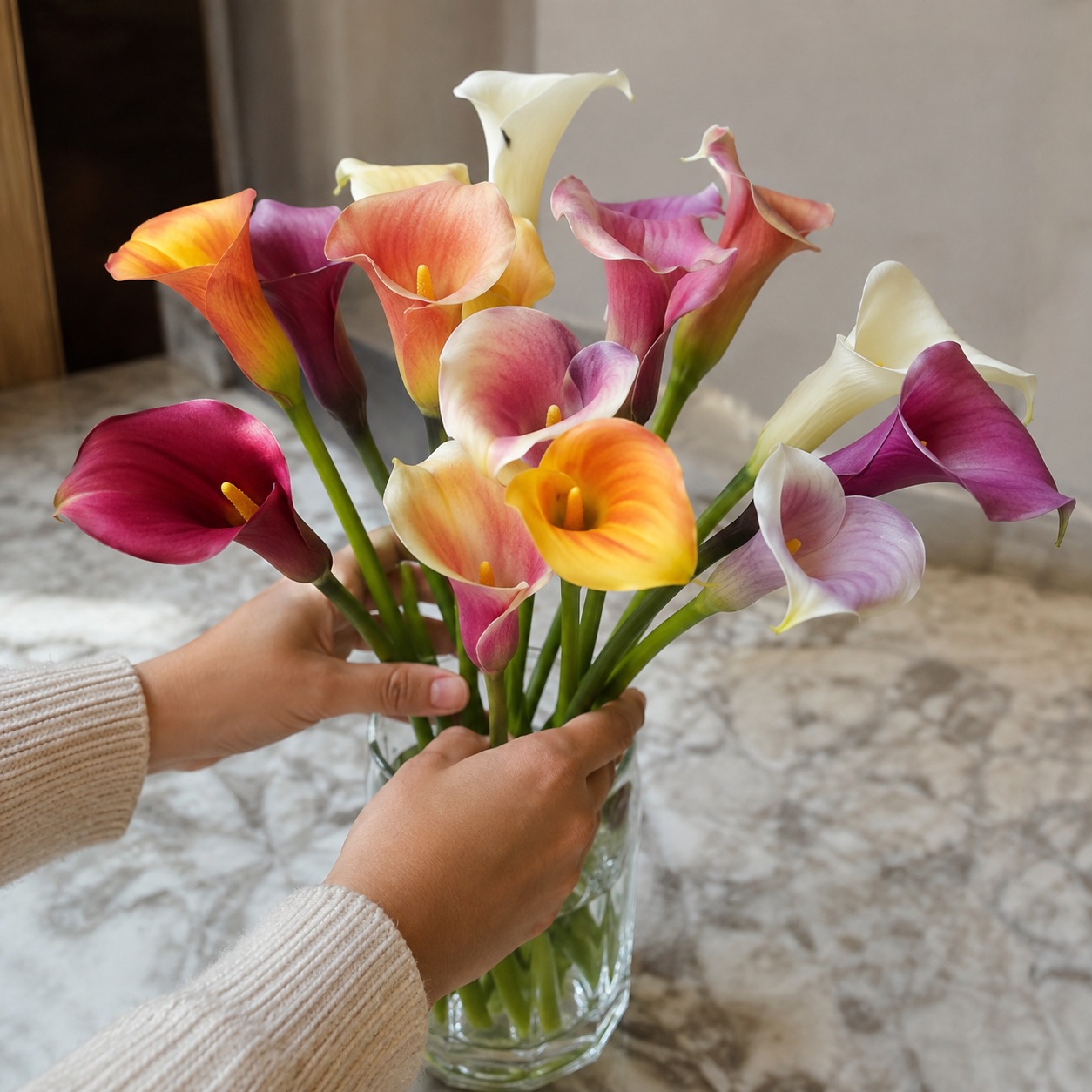 100 Pieces Calla Lily Mix Color Perennial Flower Seeds