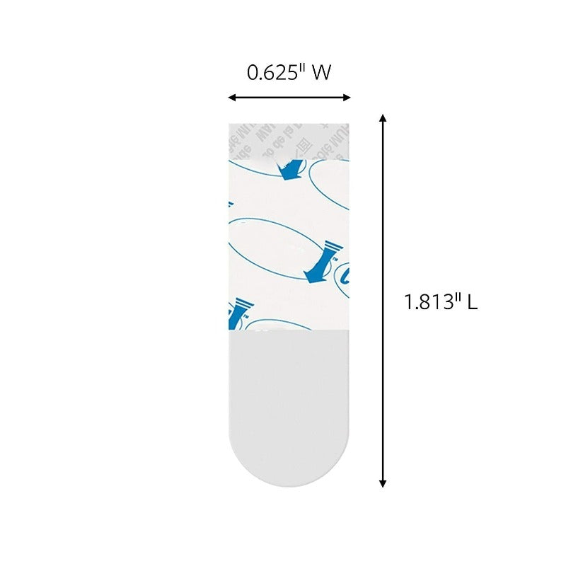 Small Wire Toggle Hooks, Damage Free Hanging Wall Hooks With Adhesive Strips, No Tools Wall Hooks For Hanging Decorations In Living Spaces, Clear Hooks And Strips - Grafton Collection