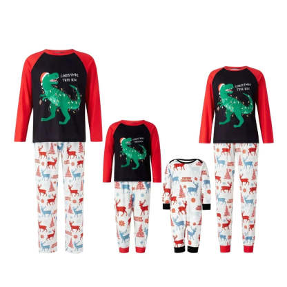 Christmas Dino Lights Family Pajama Set - Grafton Collection