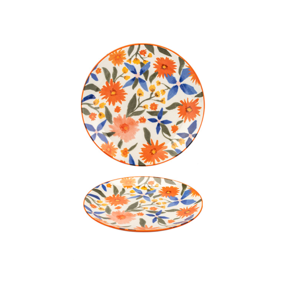 Ceramic Flower Plates - Grafton Collection