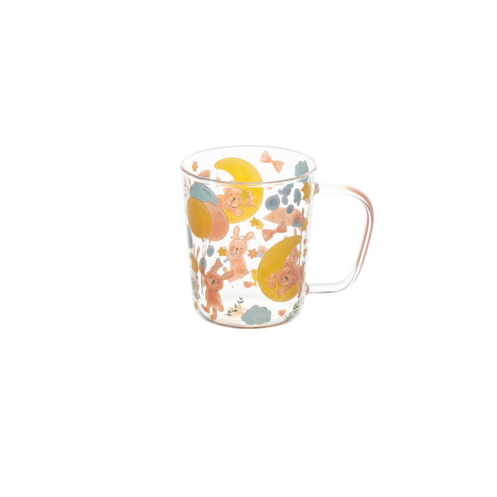 Cartoon Bear Glass Mugs - Grafton Collection