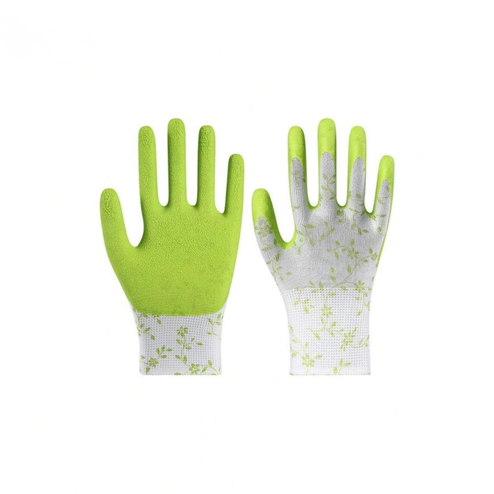 Waterproof Wear Resistant Nitrile Gardening Gloves Anti Puncture Cut Resistant