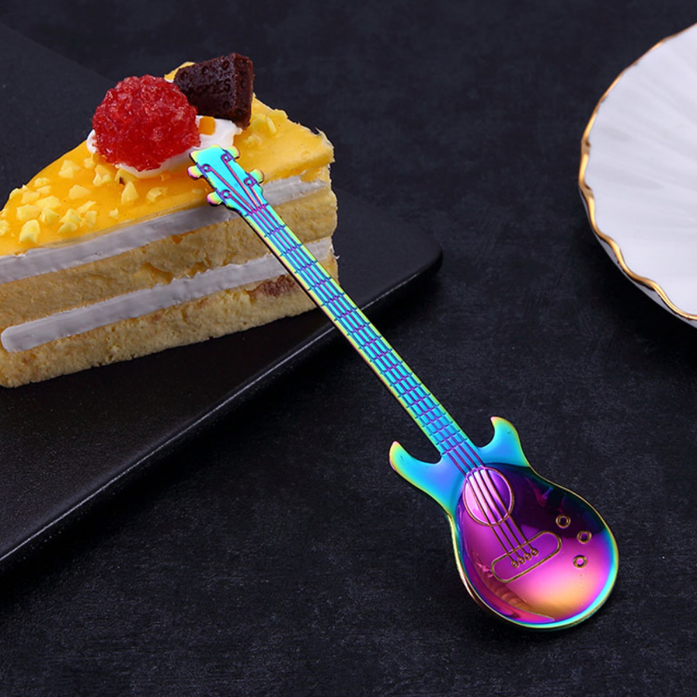 Creative Guitar Shaped Stainless Steel Spoons - Grafton Collection