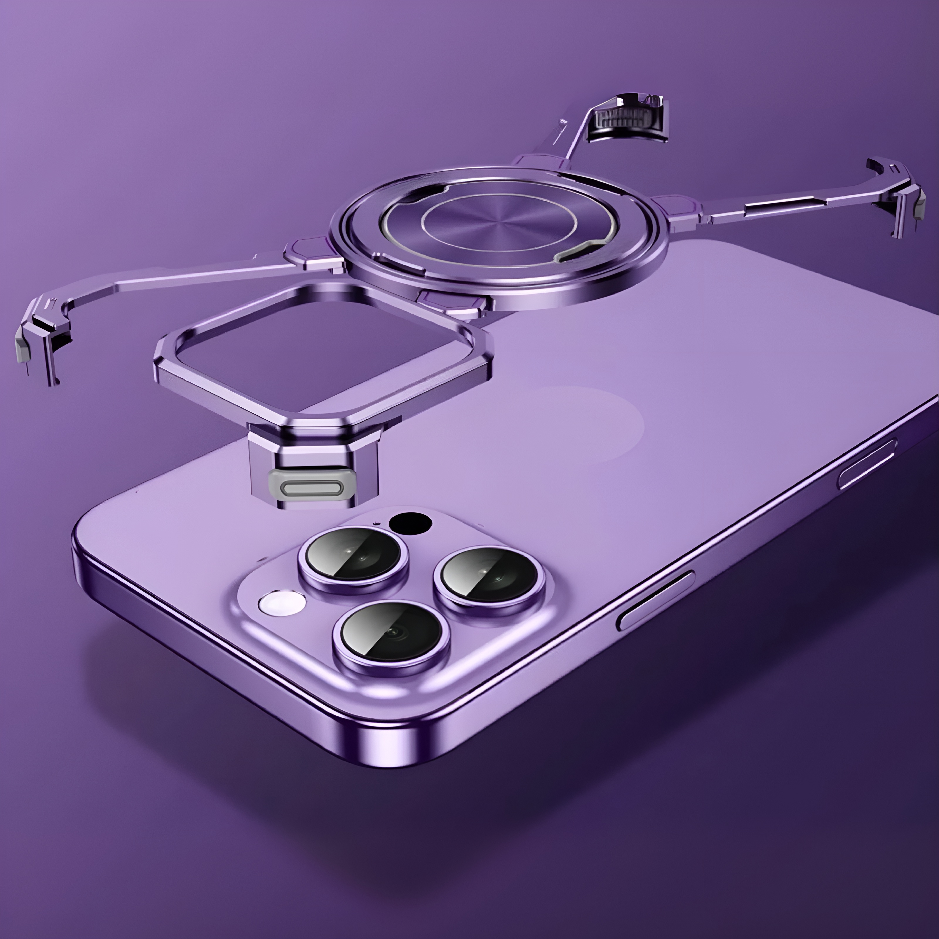 Magic Claw Rotating Bracket Anti Fall Magnetic Phone Case