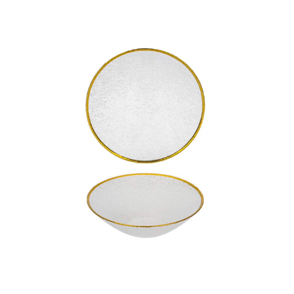 Golden Rim Glass Dinnerware - Grafton Collection