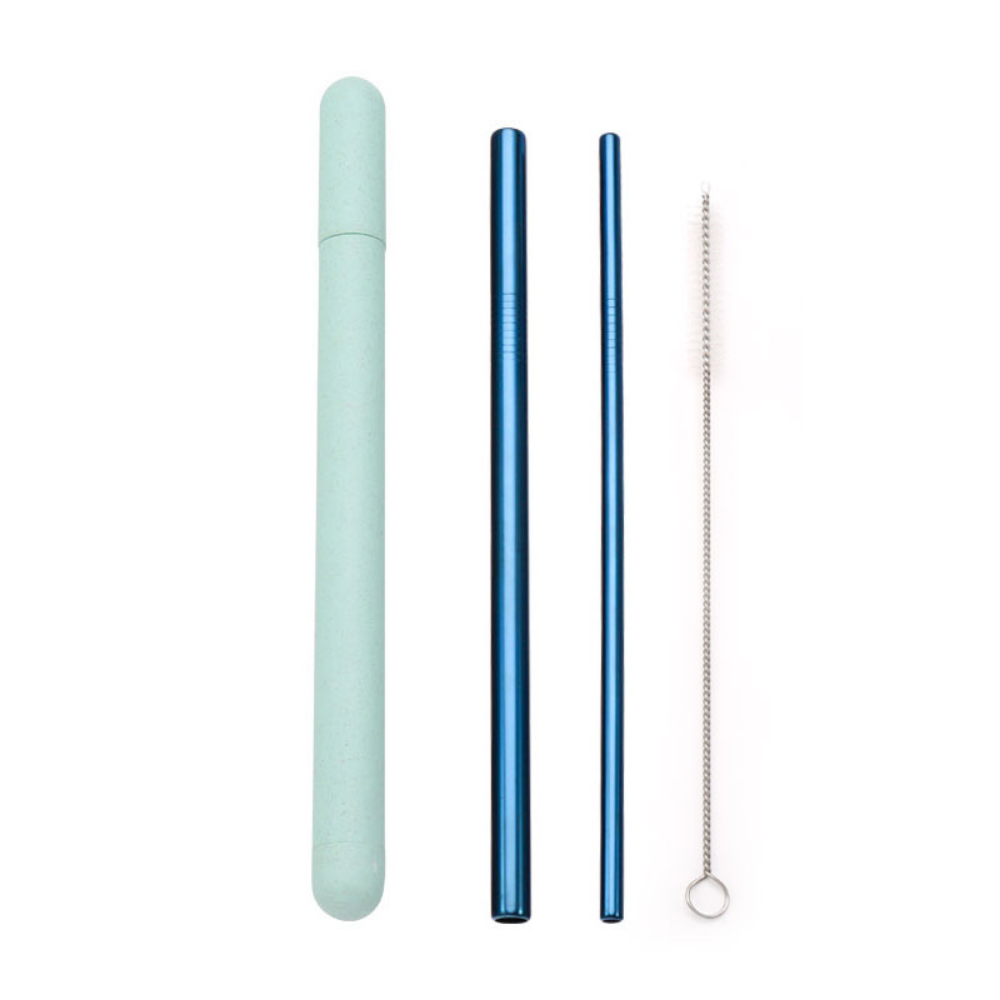 Metal Straws + Case - Grafton Collection