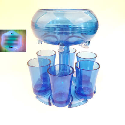 6 Shot Glass Dispenser And Holder - Grafton Collection