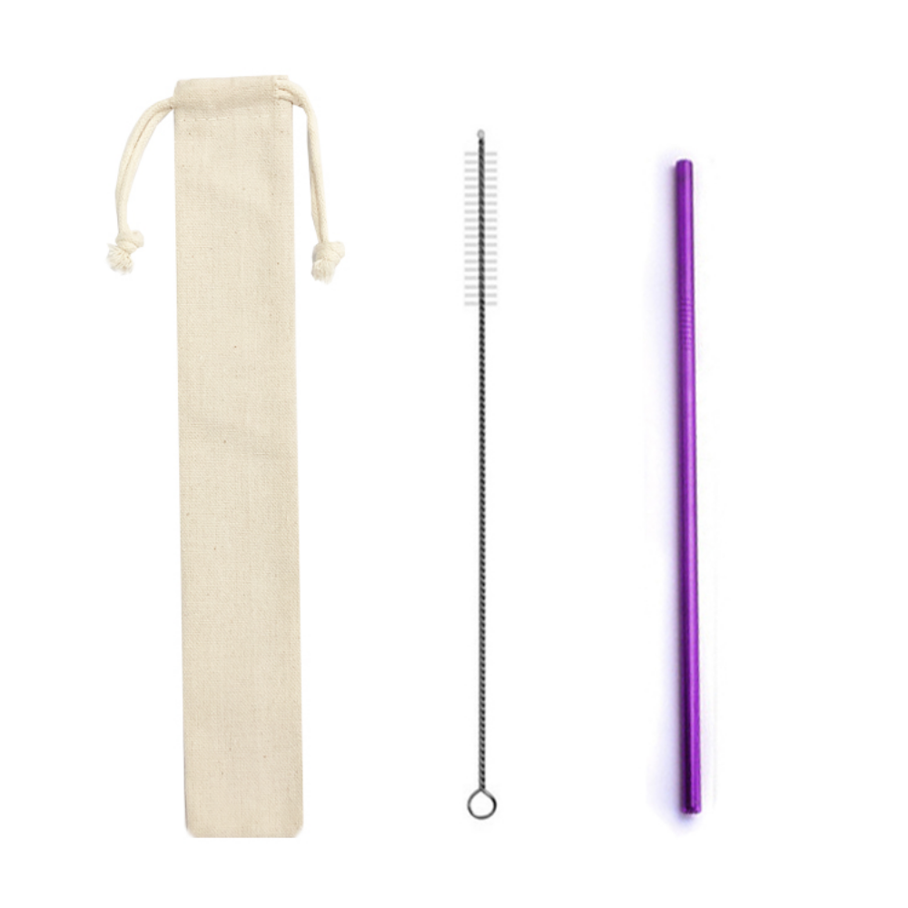 Stainless Steel Reusable Straws With Pouch - Grafton Collection