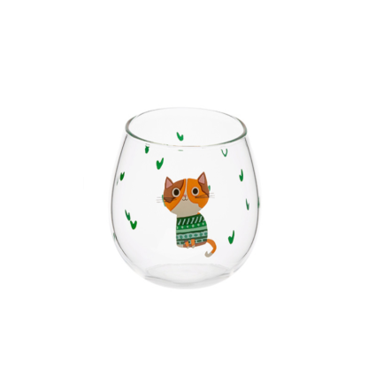 Cat Glass - 450ml - Grafton Collection