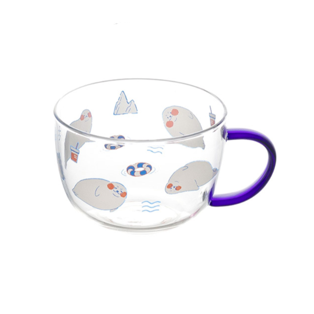 Animal Pattern Glass Mugs - Grafton Collection