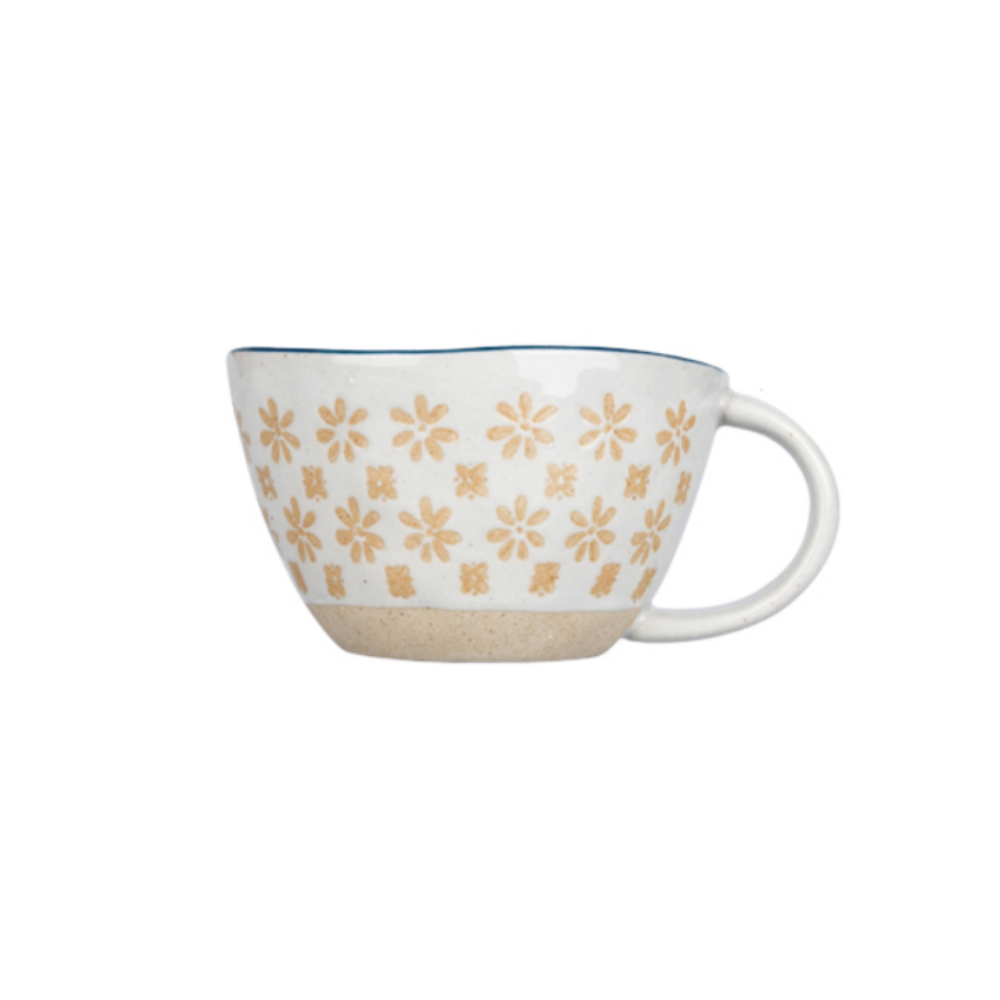 Hand-Painted Pottery Mugs - Grafton Collection