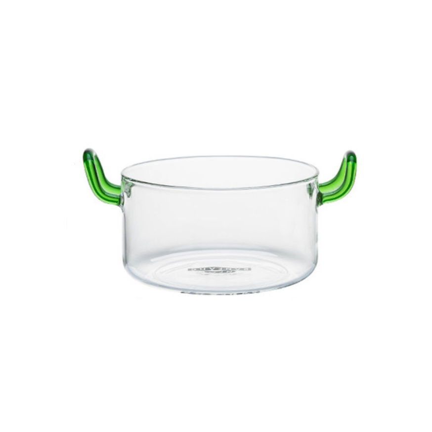 Glass Bowl With Handle - Grafton Collection