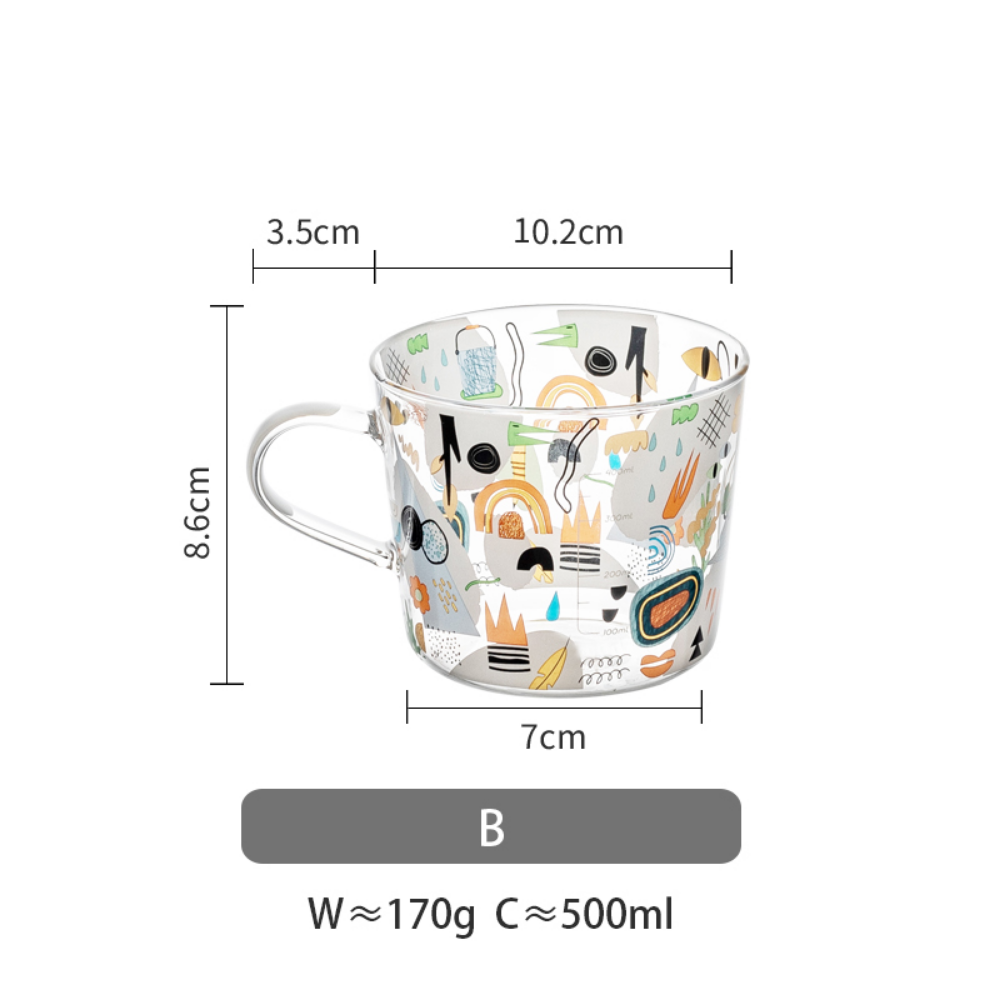 Forest Adventure Cartoon Pattern Glass - Grafton Collection