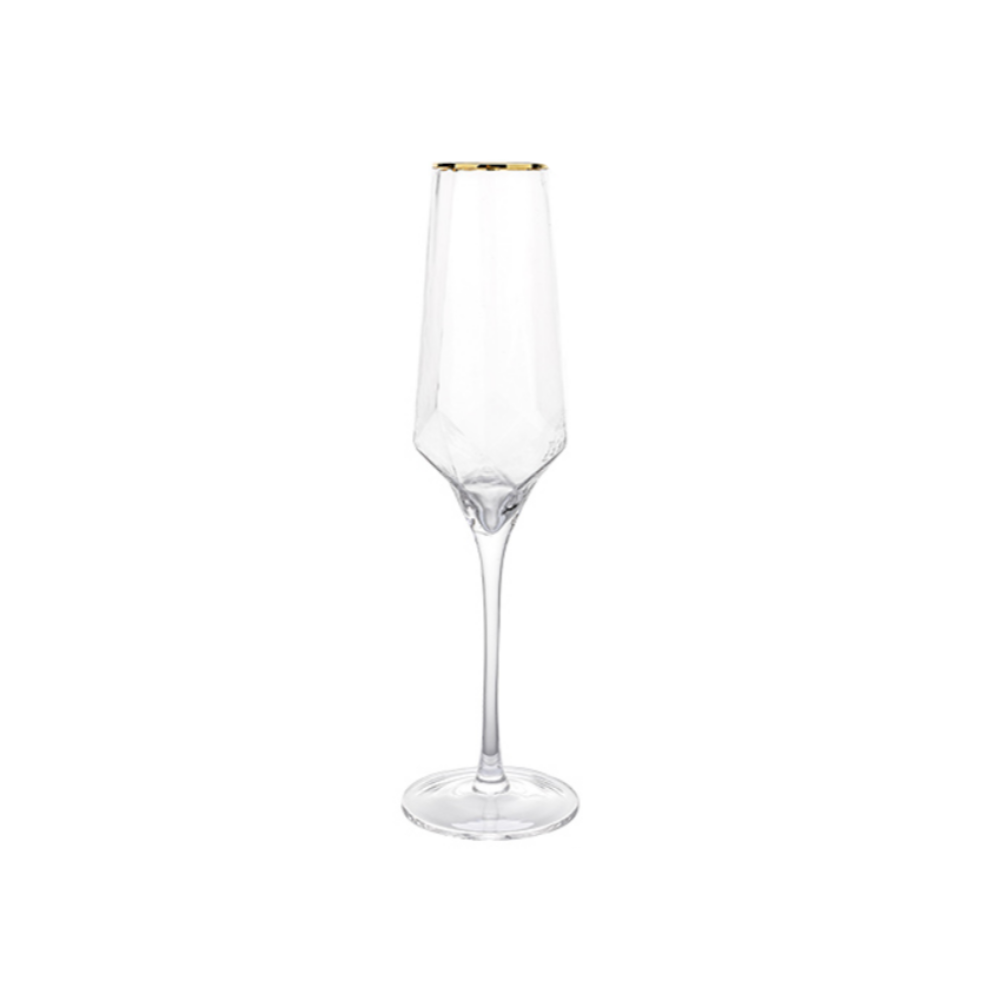 Gold Rim Wine Glasses - Grafton Collection