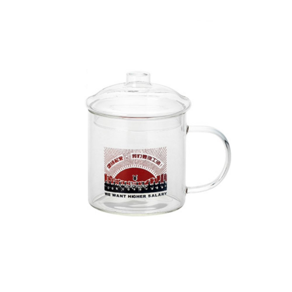 Glass Mug with Lid - Grafton Collection