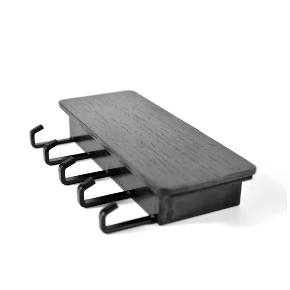 Japanese Style Wooden Hanging Key & Accessories Storage Rack - Grafton Collection