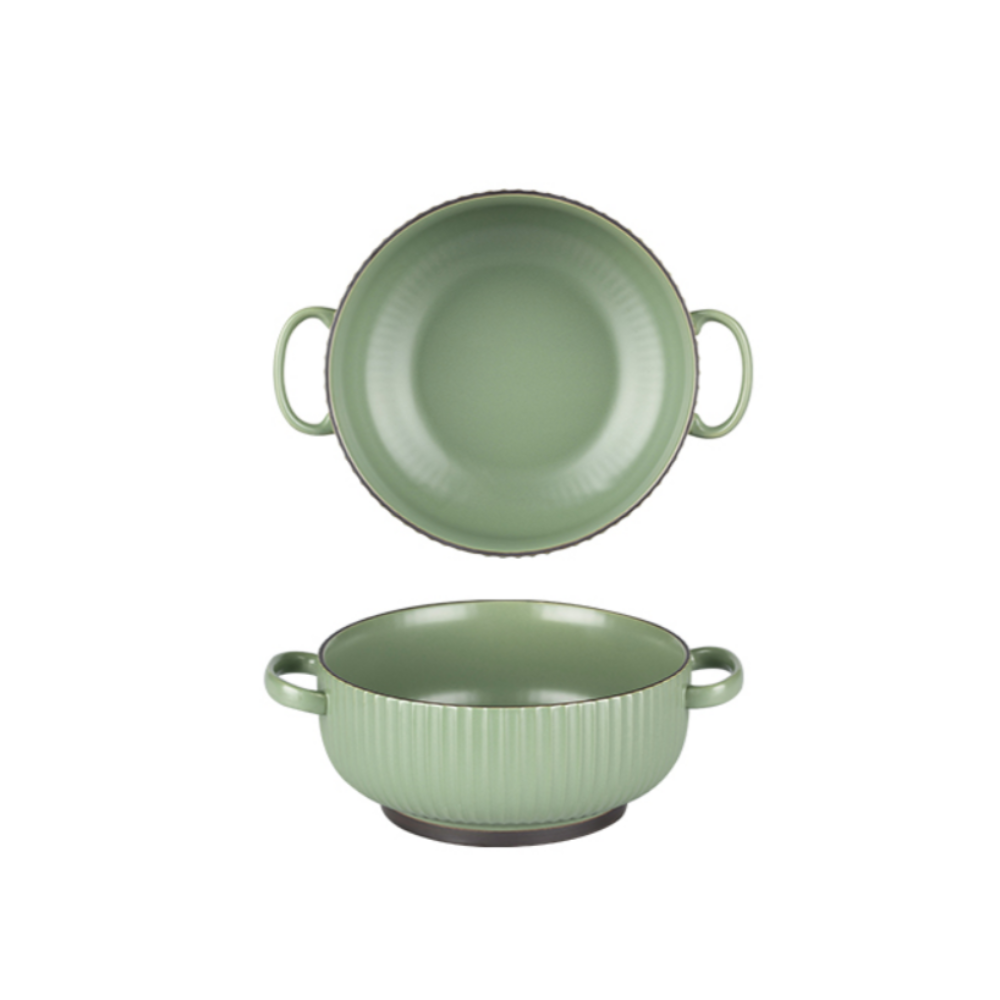 Round Baking Dish With Two Handles - Grafton Collection