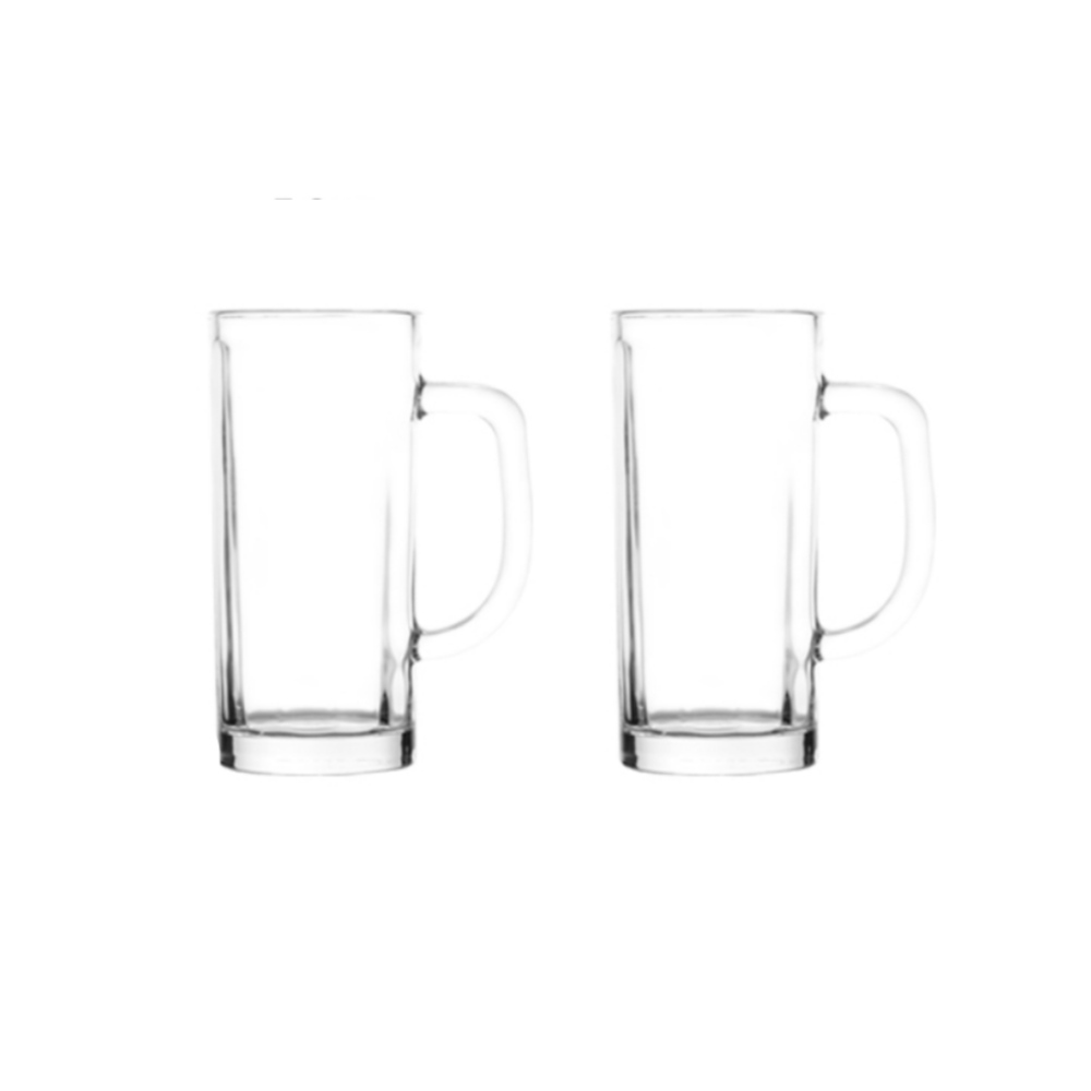 Tall Glass Mugs - Grafton Collection