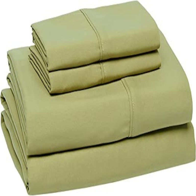 Microfiber Bed Sheet Set With Deep Pockets - Grafton Collection