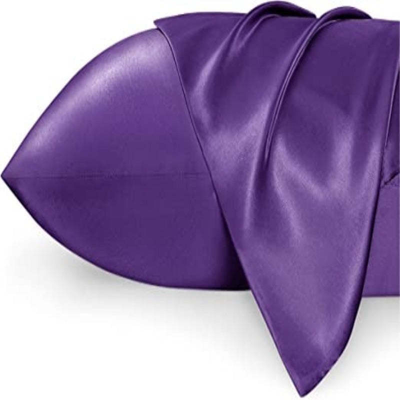 Satin Pillowcase Set of 2 - Silk Pillowcases for Hair and Skin, Satin Pillow Covers 2 Pack with Envelope Closure - Grafton Collection