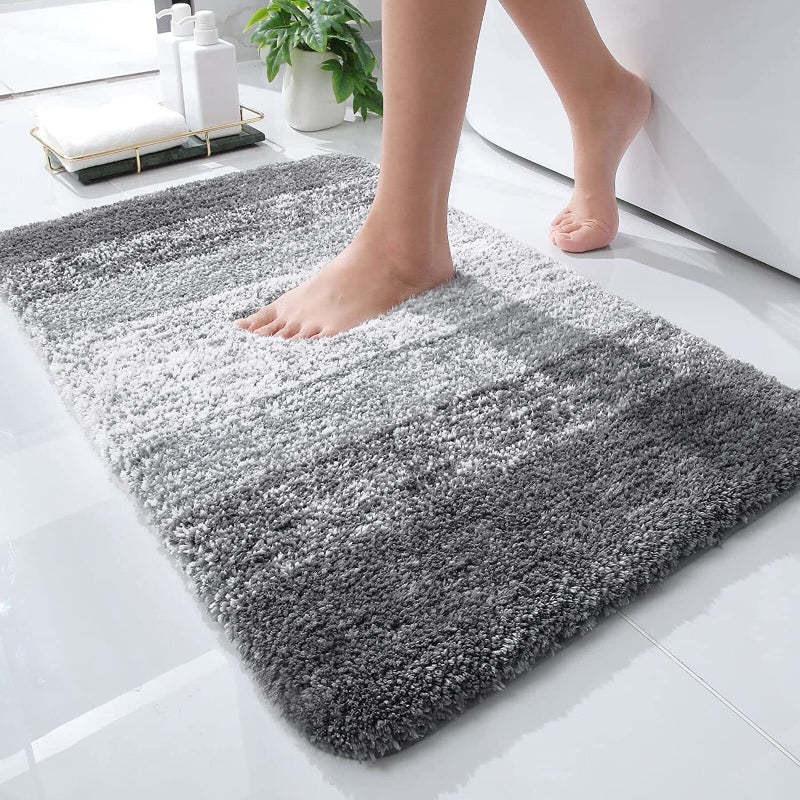 Luxury Bathroom Rug Mat, Extra Soft And Absorbent Microfiber Bath Rugs, Non-Slip Plush Shaggy Bath Carpet, Machine Wash Dry, Bath Mats For Bathroom Floor, Tub And Shower - Grafton Collection