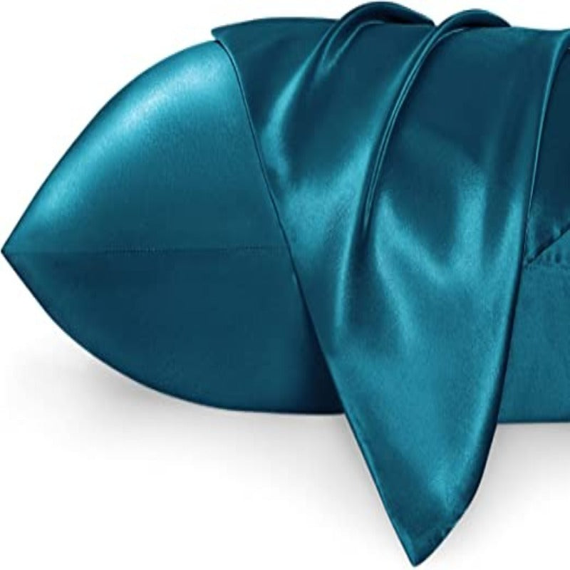 Satin Pillowcase Set of 2 - Silk Pillowcases for Hair and Skin, Satin Pillow Covers 2 Pack with Envelope Closure - Grafton Collection
