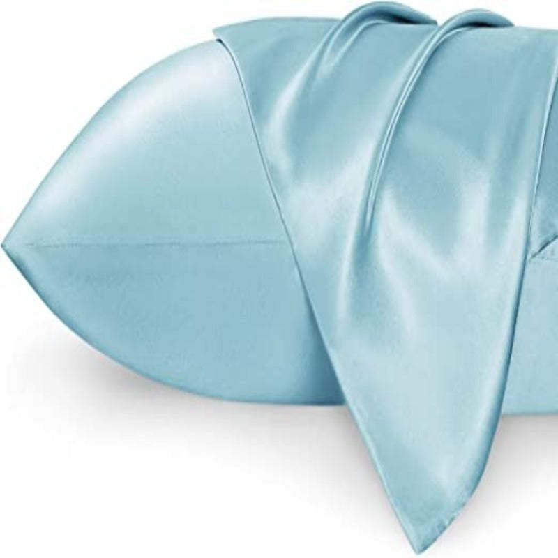 Silk Satin Pillowcase Set of 2 - Silk Pillowcases for Hair and Skin, Satin Pillow Covers 2 Pack with Envelope Closure - Grafton Collection