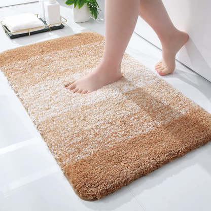 Luxury Bathroom Rug Mat, Extra Soft And Absorbent Microfiber Bath Rugs, Non-Slip Plush Shaggy Bath Carpet, Machine Wash Dry, Bath Mats For Bathroom Floor, Tub And Shower - Grafton Collection