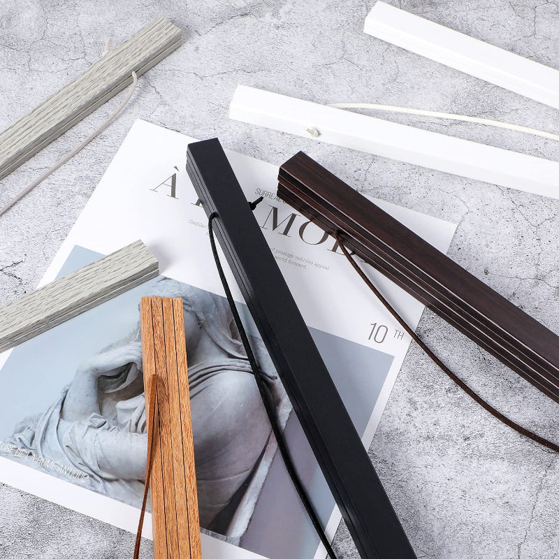 Poster Frame, Magnetic Light Wood Wooden Frame Frames Hanger For Artwork Wall Hanging - Grafton Collection