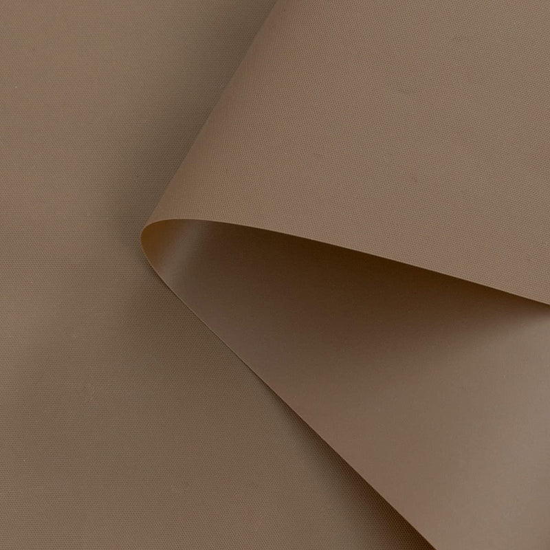 Brown Shower Curtain Liner - Lightweight Shower Curtain With Magnets, Metal Grommets - Grafton Collection