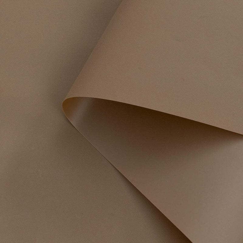 Brown Shower Curtain Liner - Lightweight Shower Curtain With Magnets, Metal Grommets - Grafton Collection