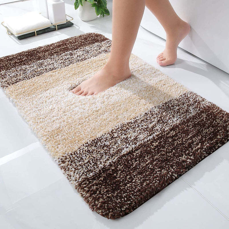Luxury Bathroom Rug Mat, Extra Soft And Absorbent Microfiber Bath Rugs, Non-Slip Plush Shaggy Bath Carpet, Machine Wash Dry, Bath Mats For Bathroom Floor, Tub And Shower - Grafton Collection