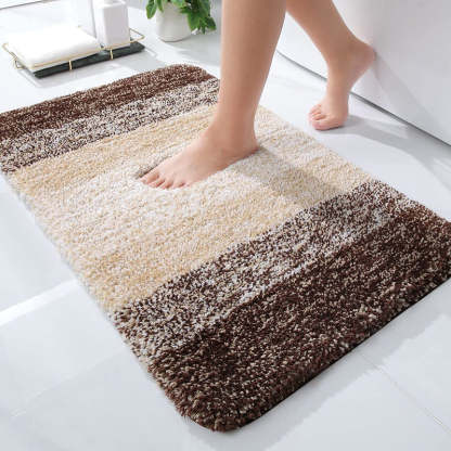 Luxury Bathroom Rug Mat, Extra Soft And Absorbent Microfiber Bath Rugs, Non-Slip Plush Shaggy Bath Carpet, Machine Wash Dry, Bath Mats For Bathroom Floor, Tub And Shower - Grafton Collection