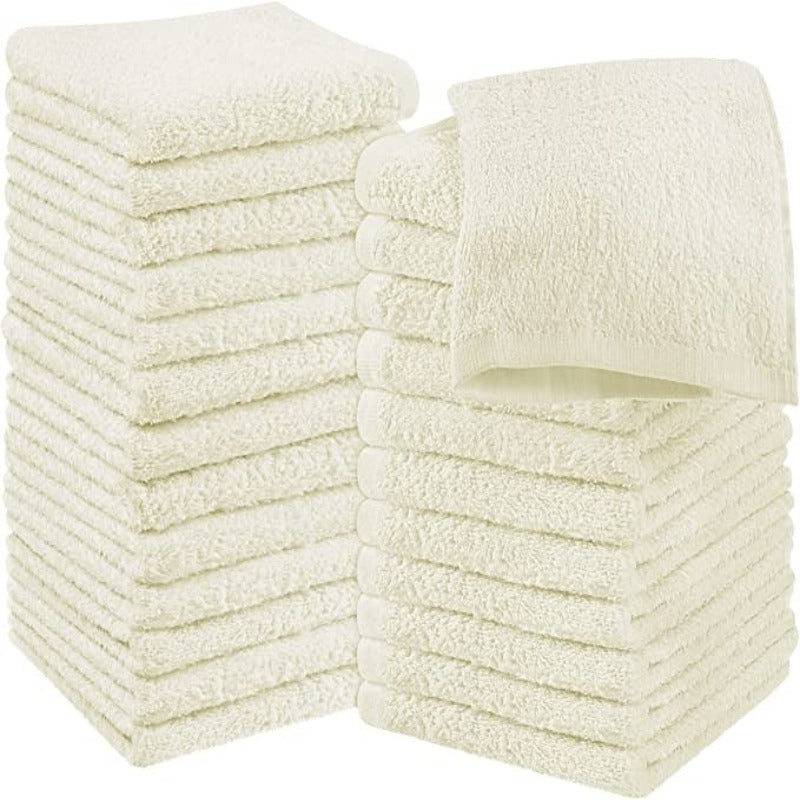 Washcloths Set Ring, Flannel Face Cloths, Highly Absorbent and Soft Feel Fingertip Towels - Grafton Collection