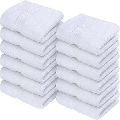 Washcloth Set Face Cloths, Highly Absorbent and Soft Feel Fingertip Towels - Grafton Collection