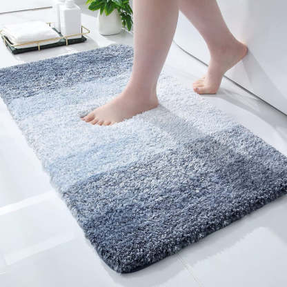 Luxury Bathroom Rug Mat, Extra Soft And Absorbent Microfiber Bath Rugs, Non-Slip Plush Shaggy Bath Carpet, Machine Wash Dry, Bath Mats For Bathroom Floor, Tub And Shower - Grafton Collection
