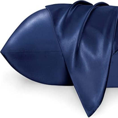 Silk Satin Pillowcase Set of 2 - Silk Pillowcases for Hair and Skin, Satin Pillow Covers 2 Pack with Envelope Closure - Grafton Collection