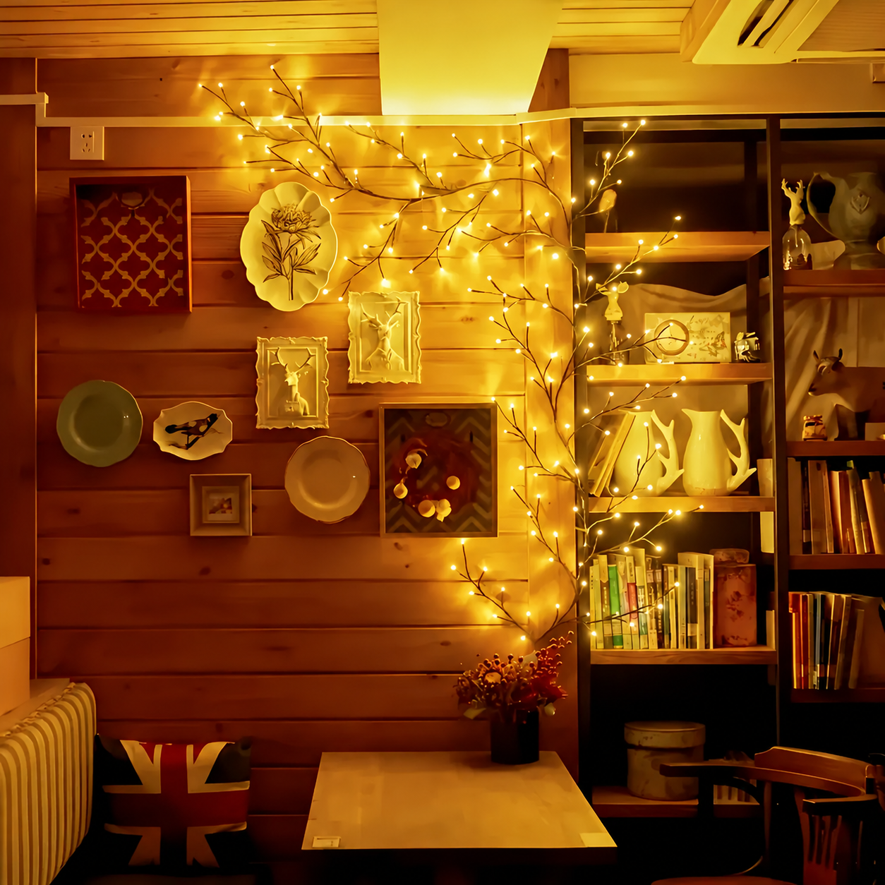 USB Powered Bendable LED Vine Lights With Multiple Modes For Christmas Decor