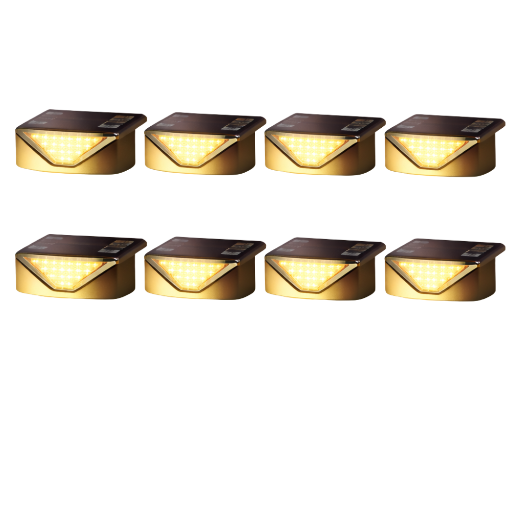 Solar Step Lights With Easy Installation And Weather Resistant Design