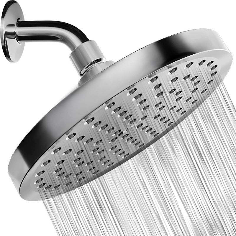 High Pressure Rain Modern Tool-Less Installation Adjustable Replacement For Your Bathroom Shower Heads - Grafton Collection