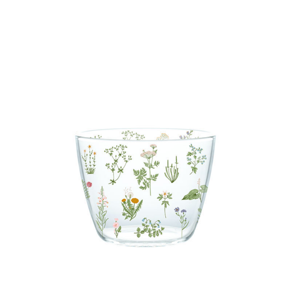 Floral Pattern Glass Mugs - Grafton Collection
