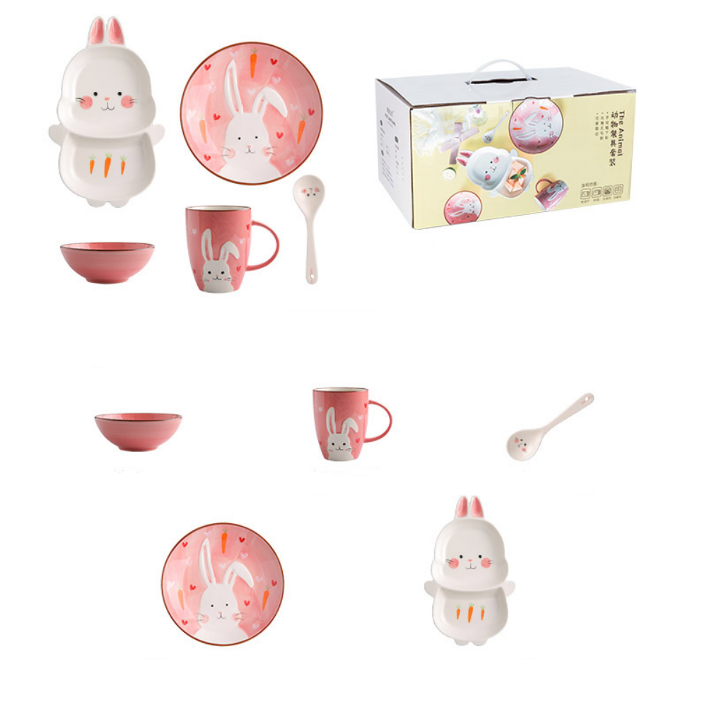 Cartoon Ceramic Dinnerware Set - Grafton Collection