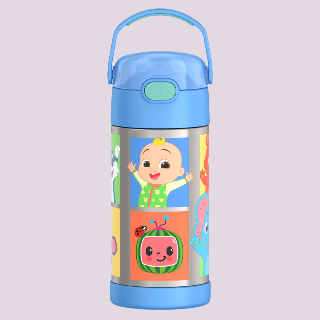 Kids Stainless Steel Vacuum Insulated Water Bottle with Straw